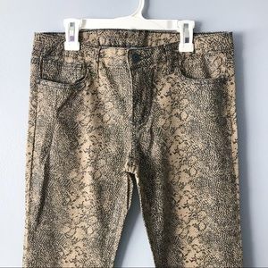 Nitrogen Snake Print Jeans